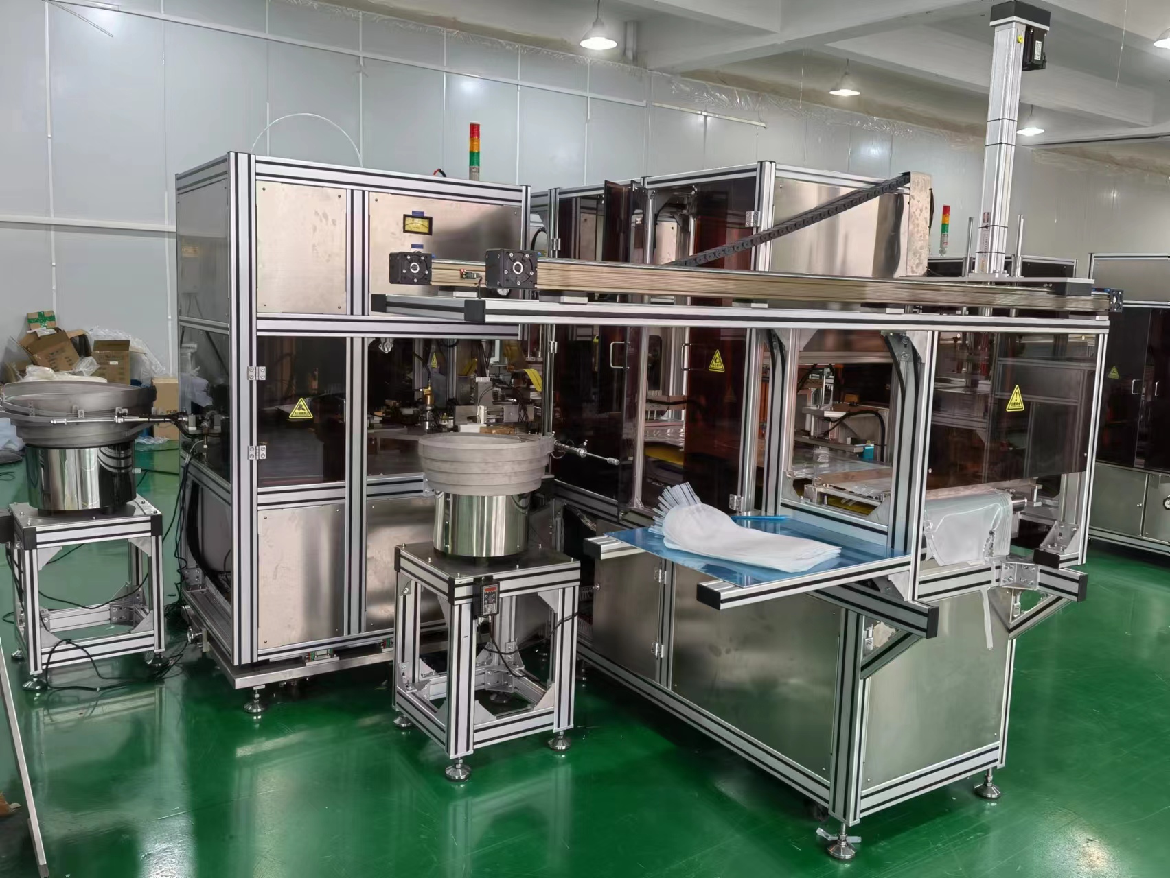 Blood bag welding production line